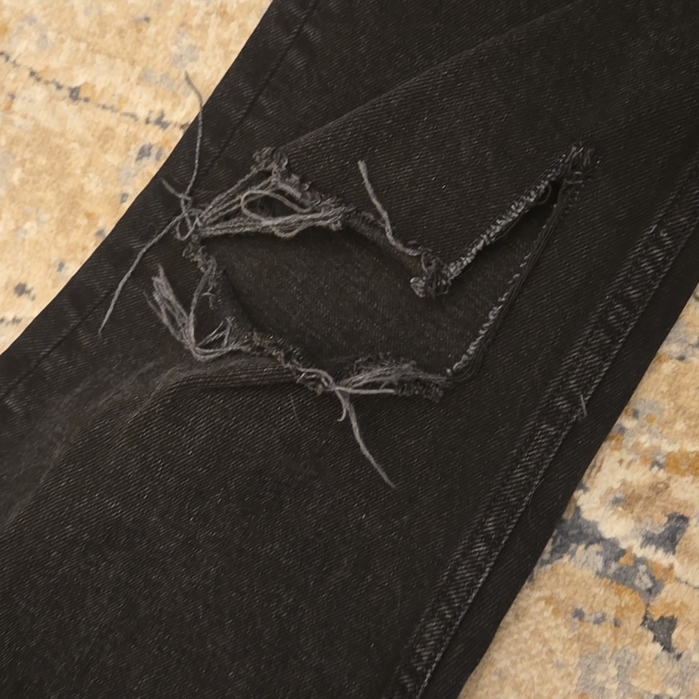 Express Black Jeans size 0 petite - Picture 4 of 6